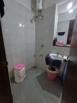 Bathroom in 3 BHK Apartment at Wadhwa Elite Solitaire, Kolshet Road – for Sale