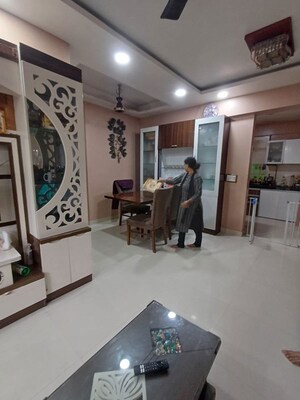 Living Room in 3 BHK Apartment at Wadhwa Elite Solitaire, Kolshet Road – for Sale