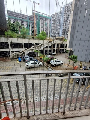Balcony in 3 BHK Apartment at Wadhwa Elite Solitaire, Kolshet Road – for Sale