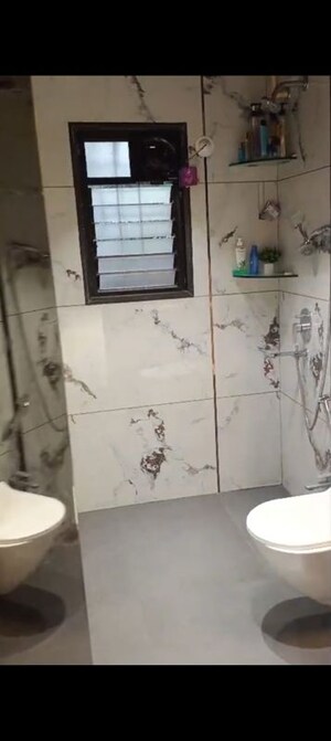 Bathroom in 4 BHK Apartment at Karia Konark Campus, Viman Nagar – for Rent