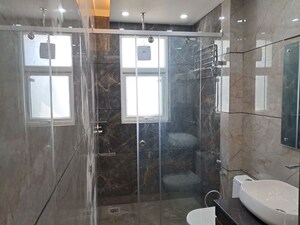 Bathroom in 3 BHK Builder Floor at Shivalik Colony – for Rent