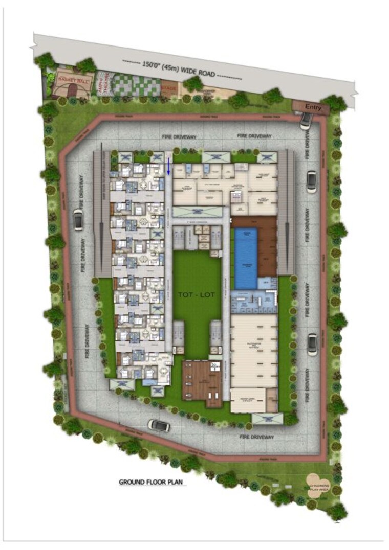 Master Plan, eapl-sri-tirumala-fortune 3 Bedroom 1728 Sq.Ft. Apartment In Tukkuguda Hyderabad 10547705