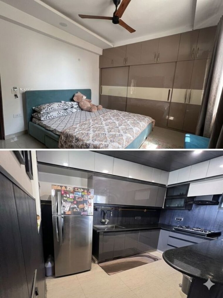 Kitchen, piyush-heights 2 Bedroom 1200 Sq.Ft. Apartment In Sector 89 Faridabad 10547776