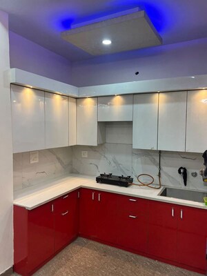 Kitchen in 3 BHK Builder Floor at Indrapuram – for Rent