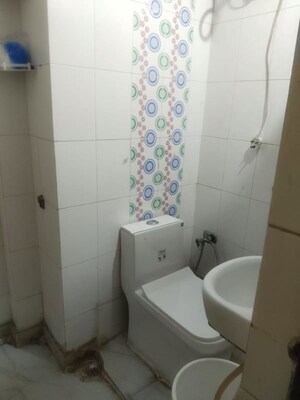Bathroom in 2 BHK Builder Floor at Malviya Nagar – for Rent
