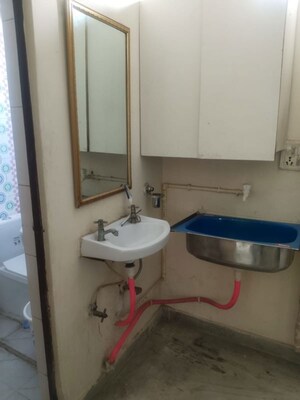 Bathroom in 2 BHK Builder Floor at Malviya Nagar – for Rent