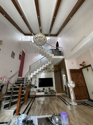 Staircase in 4 BHK Independent House at Rt Nagar – for Sale