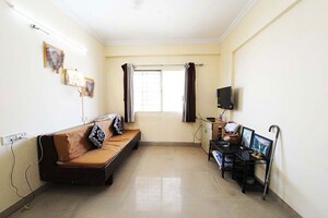 Living Room in 1 BHK Apartment at Surya Vaibhav, Thergaon – for Sale