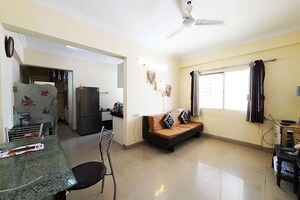 Living Room in 1 BHK Apartment at Surya Vaibhav, Thergaon – for Sale
