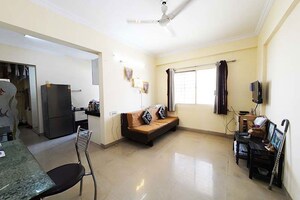 Living Room in 1 BHK Apartment at Surya Vaibhav, Thergaon – for Sale