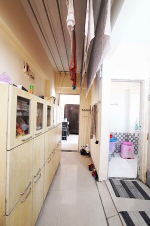 Bathroom in 1 BHK Apartment at Surya Vaibhav, Thergaon – for Sale