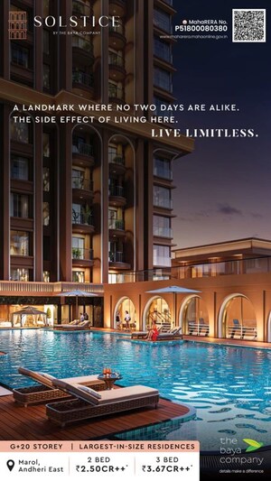 3 BHK Apartment – Exterior View View at The Baya Goldspot, Andheri East - for Sale