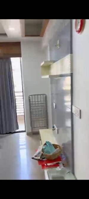 Staircase in 3 BHK Apartment at Aroma Tirupati Aakruti Greenz, Gota – for Rent