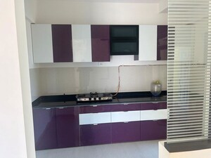 Kitchen in 3 BHK Apartment at Vijay Nakshatra, Ghodbunder Road – for Rent