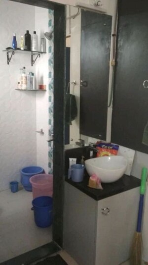 Bathroom in 1 BHK Apartment at Gananjay Society, Kothrud – for Rent