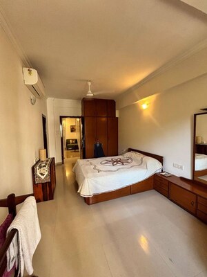 Bedroom in 3 BHK Apartment at Carter Apartments, Bandra West – for Rent