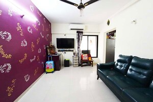Living Room in 2 BHK Apartment at Wakad – for Sale