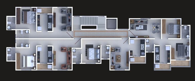 Floor Plan, shree-parshuram-heights 1 Bedroom 594 Sq.Ft. Apartment In Dwarli Gaon Thane 10547999