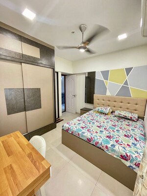 Bedroom in 2 BHK Apartment at Divine Aspen Garden, Goregaon East – for Rent
