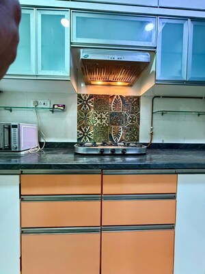 Kitchen in 2 BHK Apartment at Lalani Grandeur, Goregaon East – for Rent