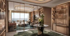 Living Room in 4 BHK Apartment at Mullanpur – for Sale