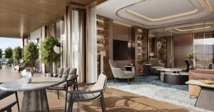 Living Room in 4 BHK Apartment at Mullanpur – for Sale