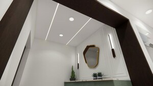 Building Lobby in 3 BHK Apartment at Prestige Pine Wood, Koramangala – for Sale