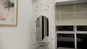 Bathroom in 3 BHK Apartment at Prestige Pine Wood, Koramangala – for Sale