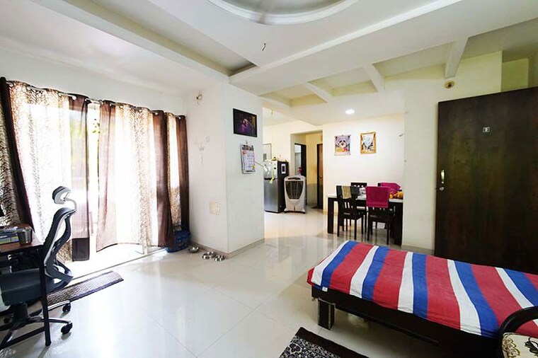 Living Room, pimple nilakh 2 Bedroom 781 Sq.Ft. Penthouse In Pimple Nilakh Pune 10548137