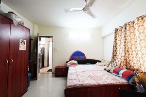 Bedroom in 2 BHK Penthouse at Pimple Nilakh – for Sale