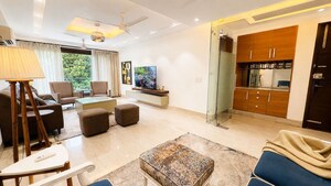 Living Room in 4 BHK Apartment at Hauz Khas Enclave – for Rent