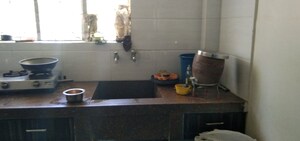 Kitchen in 3 BHK Apartment at Gananjay Society, Kothrud – for Rent