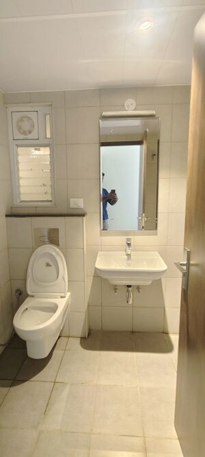Bathroom in 2 BHK Apartment at Adarsh Greens, Kogilu – for Rent