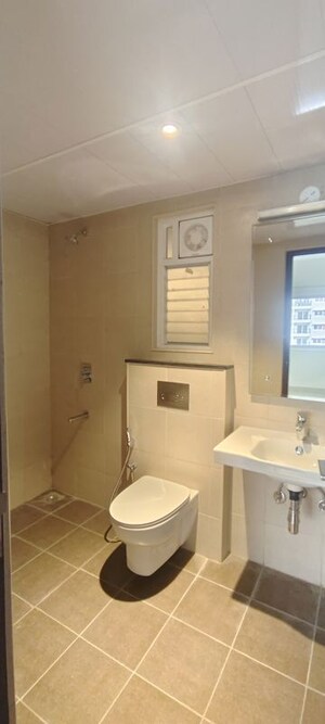 Bathroom in 2 BHK Apartment at Adarsh Greens, Kogilu – for Rent