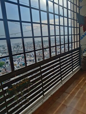 Balcony in 3 BHK Apartment at MP Metro Towers, Dhakoli – for Sale