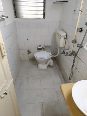 Bathroom in 3 BHK Apartment at  Army Welfare CHS, Nerul – for Rent