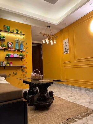 Living Room in 1 BHK Apartment at Saket – for Rent