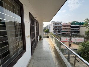 Balcony in 3 BHK Builder Floor at Sushant Lok Iii – for Rent
