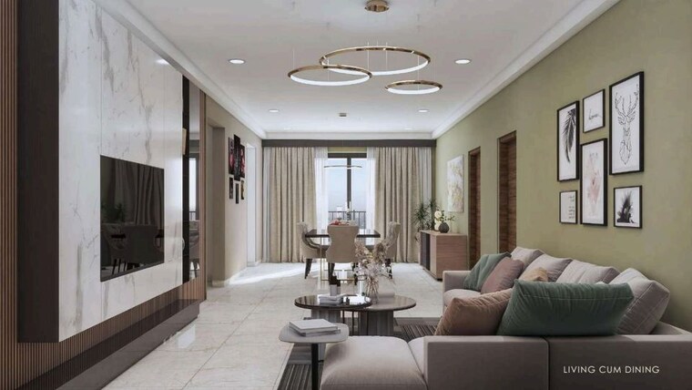 Living Room, rajendra nagar 3 Bedroom 1928 Sq.Ft. Apartment In Rajendra Nagar Hyderabad 10548331