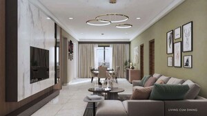 Living Room in 3 BHK Apartment at Rajendra Nagar – for Sale