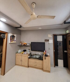 Living Room in 1 BHK Apartment at Greenfield Rocks CHS, Jogeshwari East – for Rent