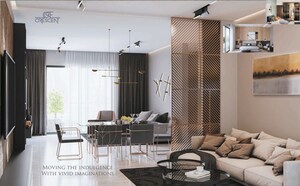 Living Room in 3 BHK Apartment at Miyapur – for Sale