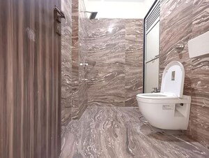 Bathroom in 2 BHK Apartment at Siddhi Highland Park, Kolshet Road – for Rent