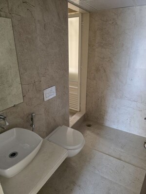 Bathroom in 2 BHK Apartment at Damji Shamji Mahavir Spring Tulip Phase 1, Pokhran Road No Two – for Rent