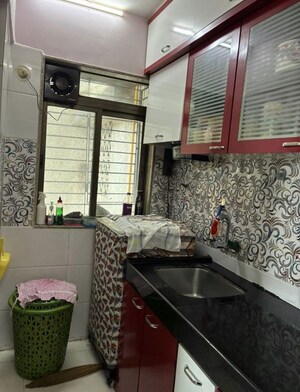 Kitchen in 1 BHK Apartment at HDIL The Nest, Mulund West – for Sale