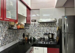 Kitchen in 1 BHK Apartment at HDIL The Nest, Mulund West – for Sale