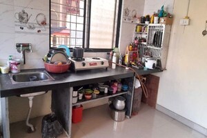 Kitchen in 1 BHK Independent House at Aapla Ghar, Kharadi – for Rent