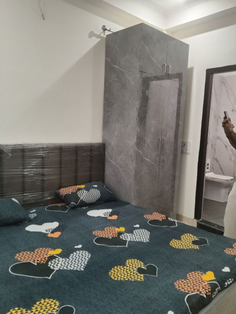 Bedroom, hewo-apartment 1 RK 400 Sq.Ft. Builder Floor In Sector 15 Gurgaon 10548761