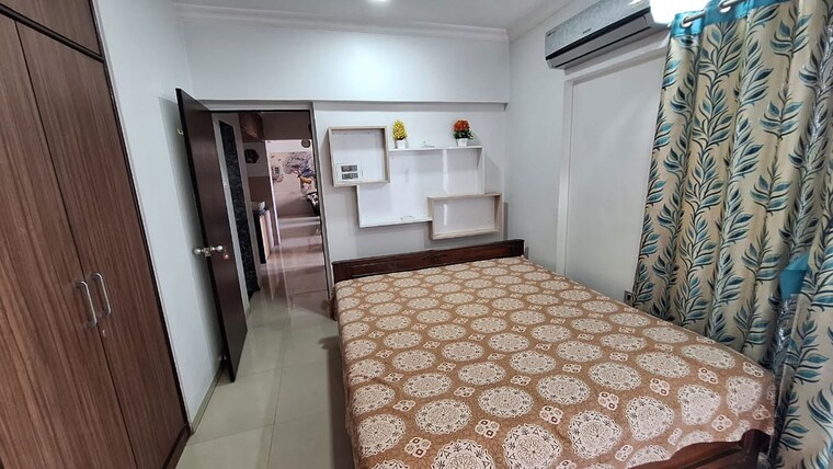 Bedroom, cosmos-residancy 2 Bedroom 600 Sq.Ft. Apartment In Kavesar Thane 10548776