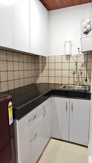 Kitchen in Studio Builder Floor at Sector 32 – for Rent